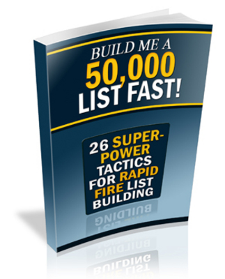 Product picture Build Me A 50000 List PLR
