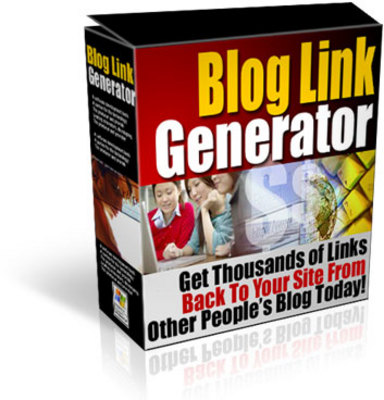 Product picture Blog Link Generator PLRR
