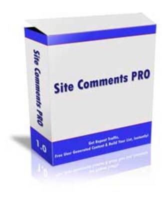 Product picture Site Comments Pro MRR